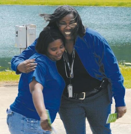 Goodwill Industries International, Inc., honors its employees with a ceremony, food and fun at Covella Pond here, May 10. The first week in May is set aside to celebrate the power of work. Goodwill’s mission is helping people with disabilities help themselves.