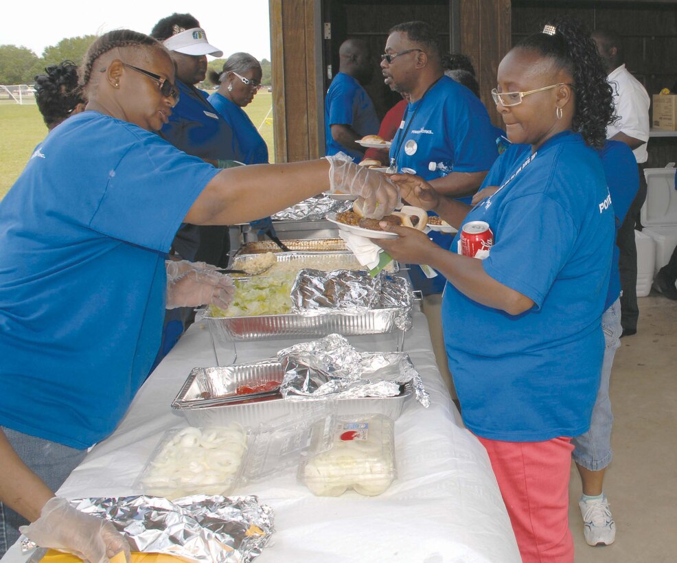 Goodwill Industries International, Inc., honors its employees with a ceremony, food and fun at Covella Pond here, May 10. The first week in May is set aside to celebrate the power of work. Goodwill’s mission is helping people with disabilities help themselves.