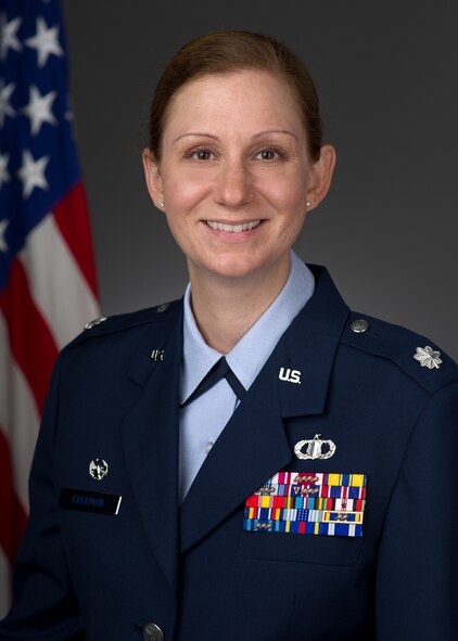 Lt. Col. Carolyn Coleman,570th Global Mobility Readiness Squadron commander. (U.S. Air Force photo)