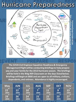2013 Tyndall Hurricane Briefing Flyer