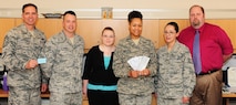 MINOT AIR FORCE BASE, N.D. -- The Resource Management Operations section is the 5th Medical Group's point-of-contact for all medical resources and is the advisor to the 5th MDG commander for the management of a $9 million annual budget. RMO also manages nearly 300 personnel authorizations distributed among 29 offices in the Medical Group and a $700,000 staff and patient travel budget. Additionally, the office recaptures funds owed to the Medical Treatment Facility through its three reimbursement programs:  Third Party Collections, Medical Affirmative Claims and Medical Service Accounts. These programs allow the Medical Group to deliver its 12,700 beneficiaries seamless quality health care. (Photo courtesy of the Command Chief’s Office)