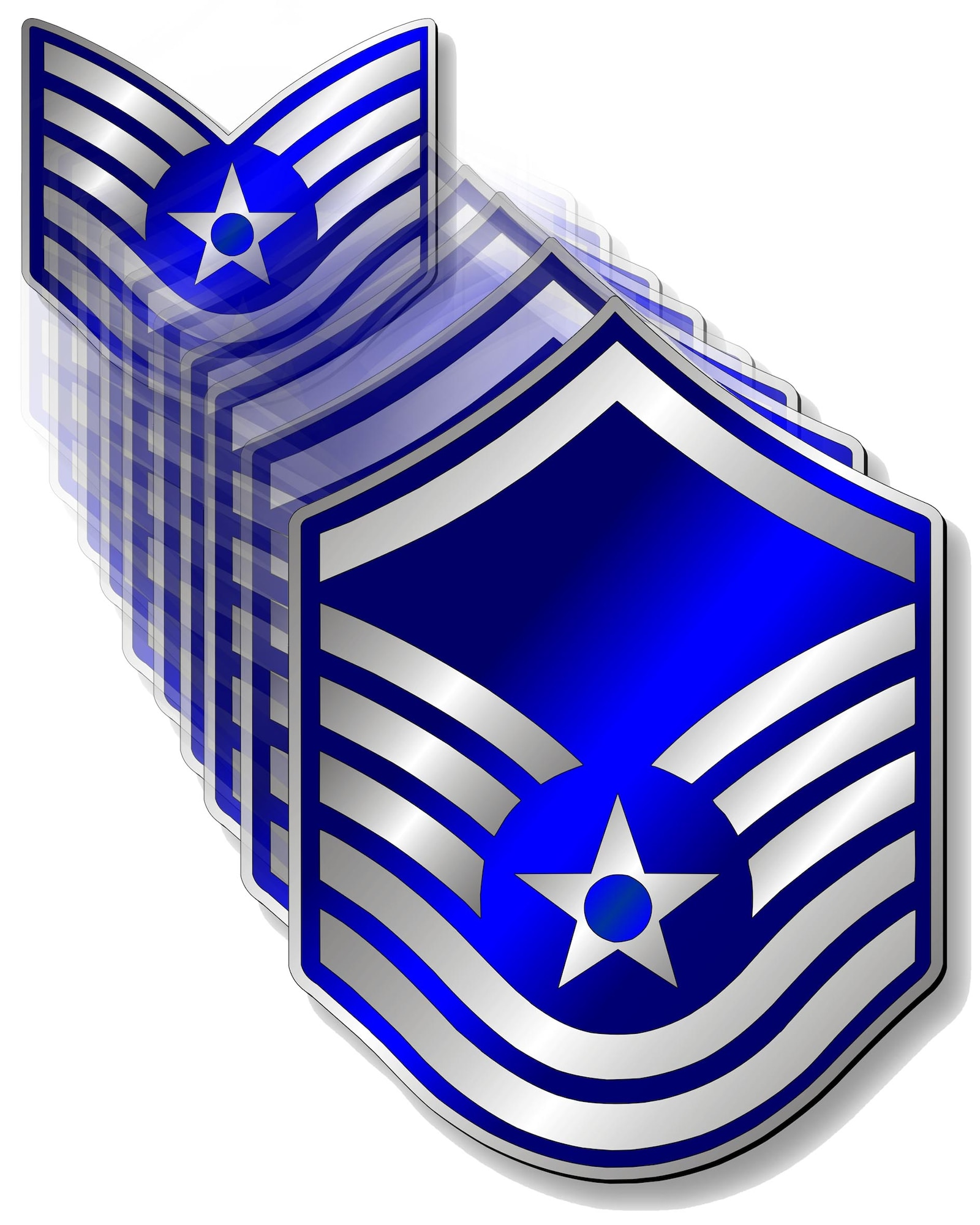 Fifty-three Desert Lightening Team Airmen here have been selected for promotion to the rank of master sergeant. Air Force-wide there were 20,528 Airmen eligible for promotion to the senior noncommissioned officer tier. (U.S. Air Force graphic by Airman 1st Class Christine Griffiths/Released)
