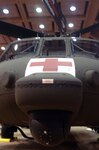 An exterior view of the front of the new HH-60M Blackhawk, a helicopter specifically designed for medevac missions, at it's delivery ceremony during the National Guard Association of the United States Confernce in Baltimore, Md., Sept. 21, 2008. The M-series is latest model produced by Sikorsky Aircraft Corporation for military use, with an Intergrated Forward Looking Infrared Radar to make it easier to see personnel on the ground and a "glass cockpit" for better visibility.