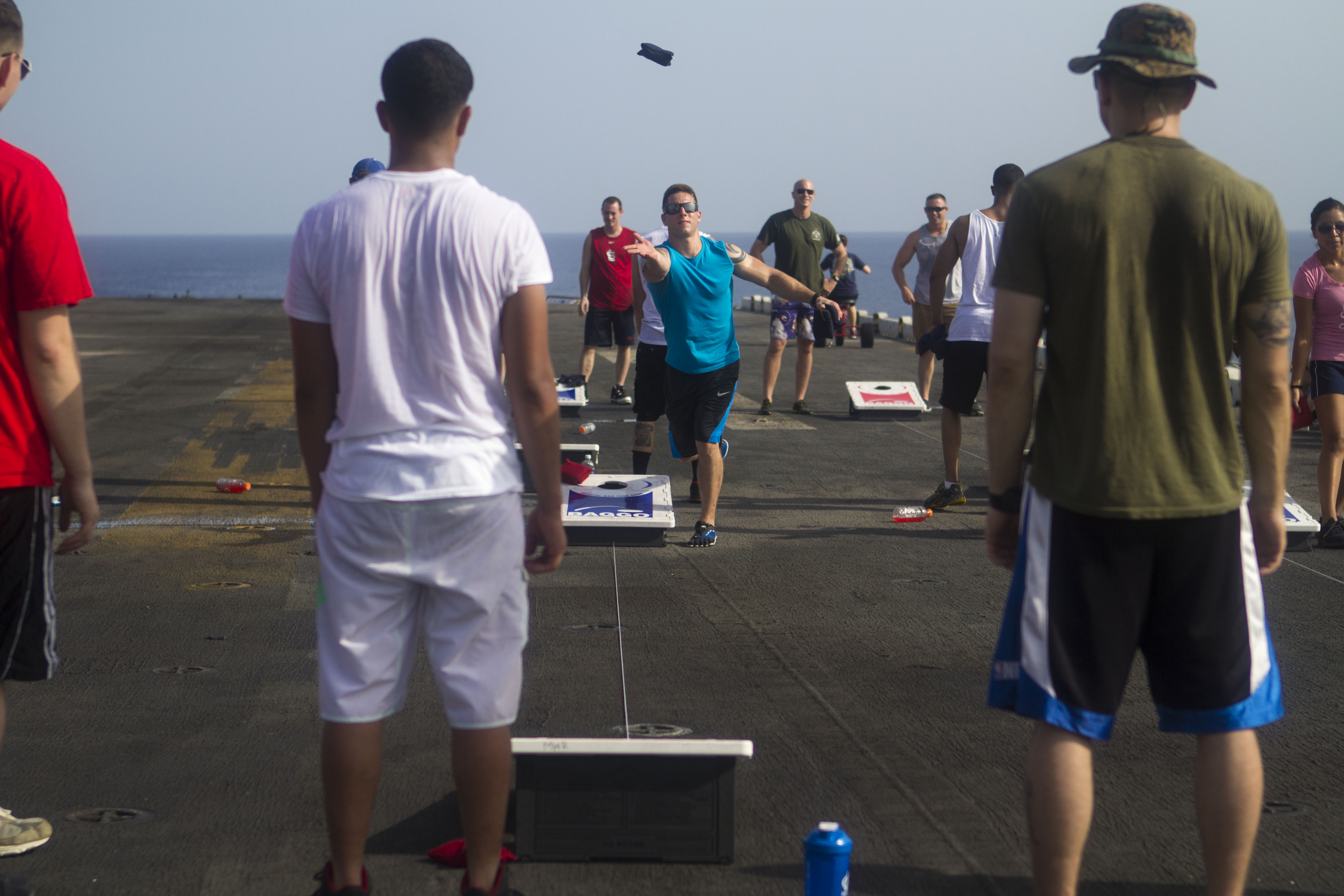 U S Marines assigned to the 26th Marine Expeditionary Unit (MEU) and