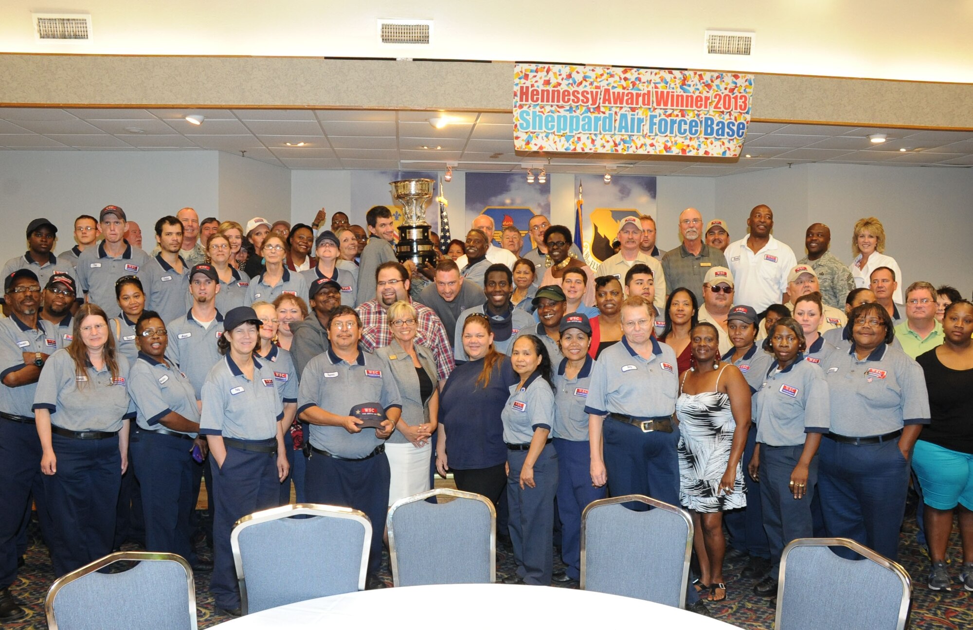 Sheppard Air Force base won the 2013 Hennessy Award. The Hennessy Award is a service wide award that is given to food services who exemplify professionalism and customer satisfaction. (U.S. Air Force photo by Airman 1st Class Jelani Gibson). 