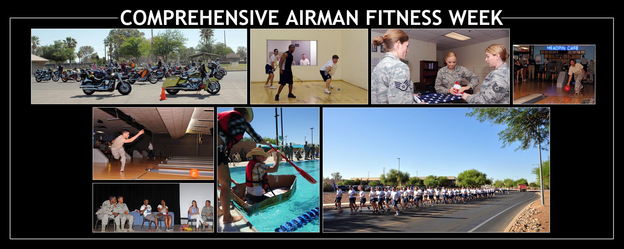 Comprehensive Airman Fitness is an Air Force-wide initiative based on improving Airman readiness by solidifying the four pillars of CAF: Mental, Physical, Social and Spiritual.