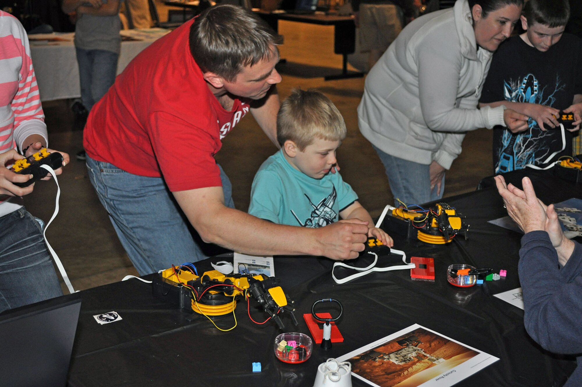 DAYTON, Ohio (05/2013) -- Participants enjoyed a number of hands-on activities during Space Fest on May 4 at the National Museum of the U.S. Air Force. (U.S. Air Force photo by Garry Guthrie)