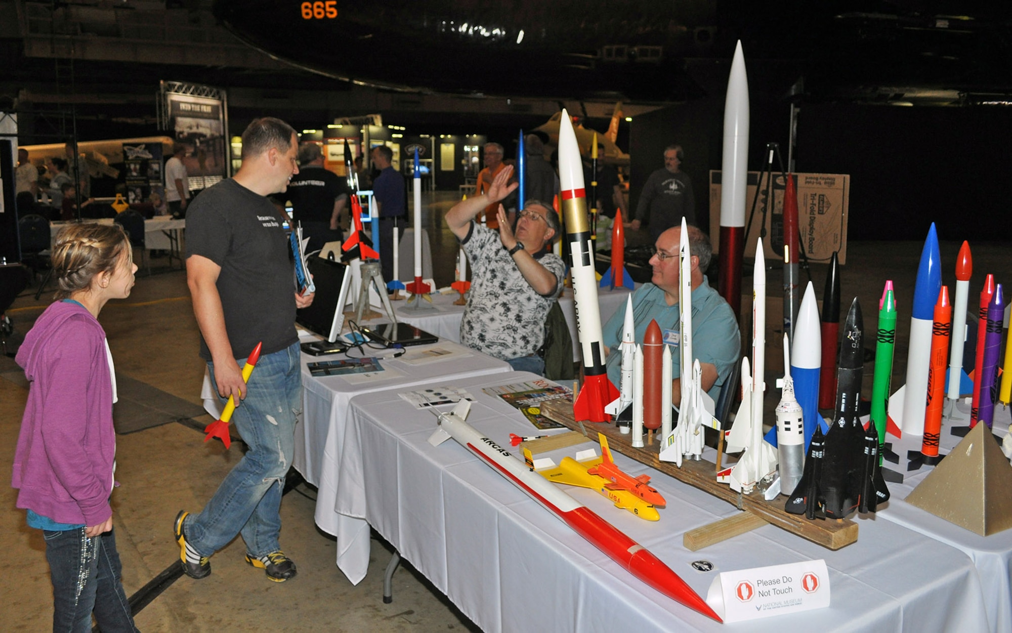 DAYTON, Ohio (05/2013) -- Participants enjoyed a number of hands-on activities during Space Fest on May 4 at the National Museum of the U.S. Air Force. (U.S. Air Force photo by Garry Guthrie)