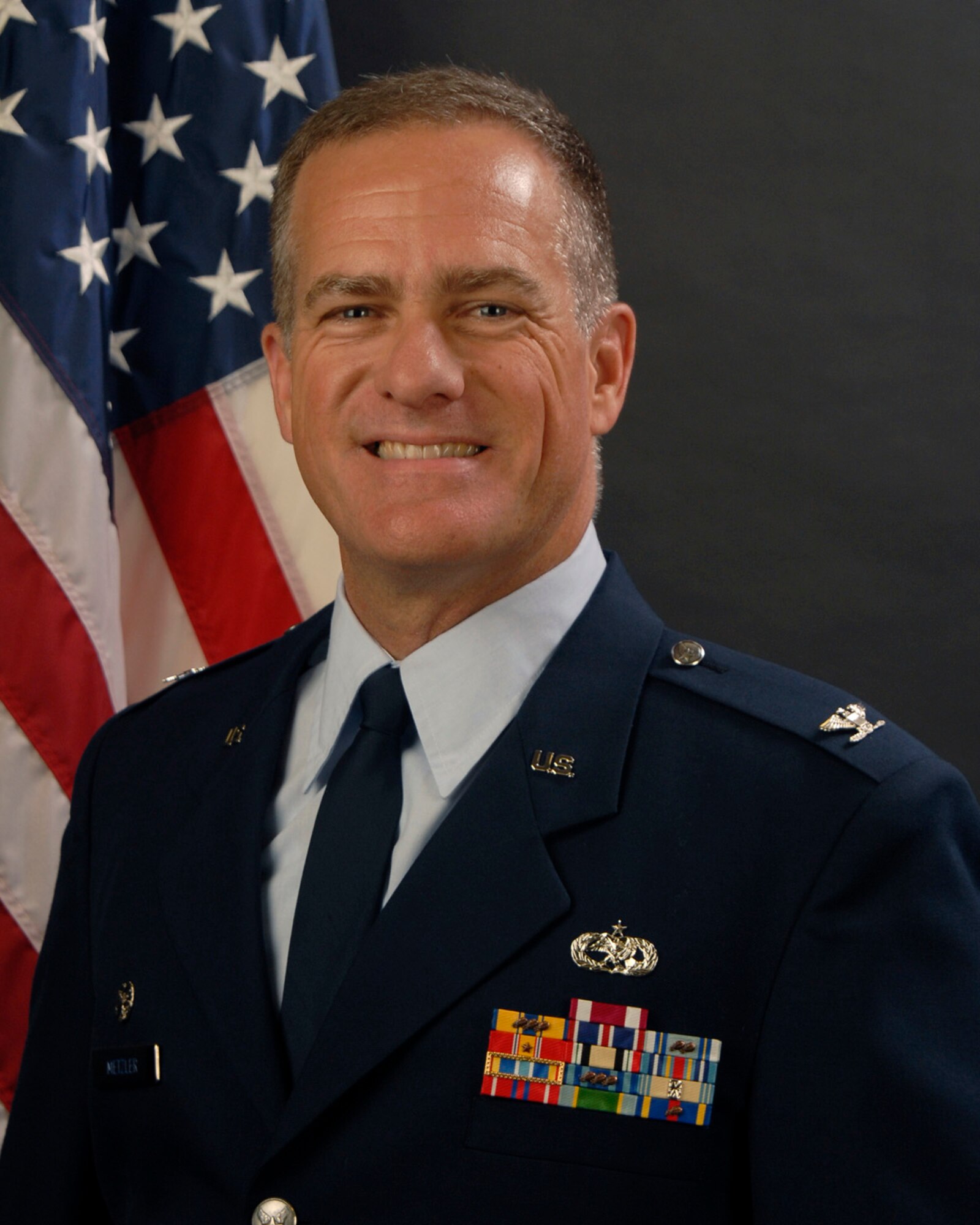 U.S. Air Force Col. Michael Metzler, the 169th Maintenance Group Commander at McEntire Joint National Guard Base, South Carolina Air National Guard, poses for his portrait July 14, 2011.  (U.S. Air National Guard photo by Tech. Sgt. Caycee Watson/Released)