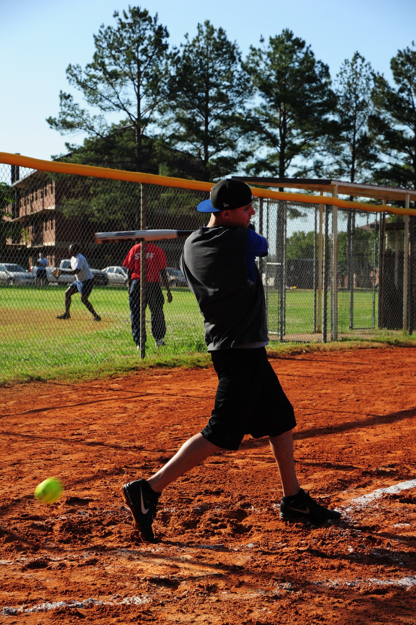 Sports Day was held May 23, 2013, at Little Rock Air Force Base. The 19th Force Support Squadron Fitness Center staff organized sports day for the entire 19th Airlift Wing. The 53rd Airlift Squadron won 1st place, the 19th Force Support Squadron won 2nd place, and the 19th Logistics Squadron won 3rd place. At the end of the day the Chiefs pulled out a victory during the Chiefs vs. Eagles volleyball game. (U.S. Air Force photo by Airman 1st Class Kaylee Clark)