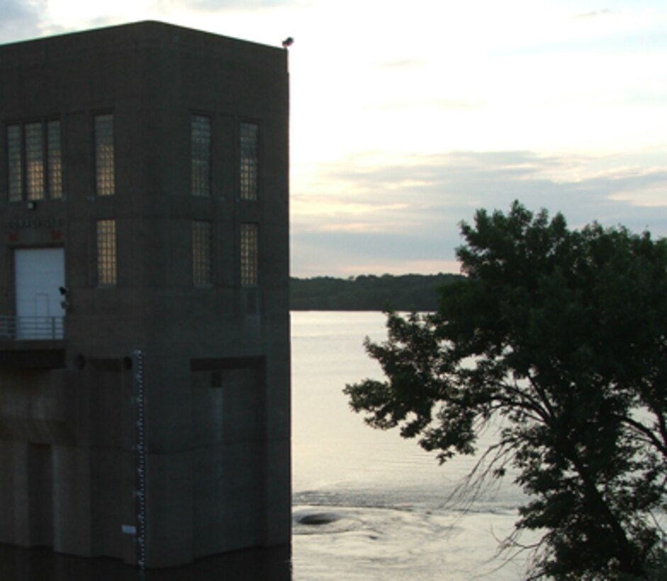 Coralville Lake during the 2008 flood.