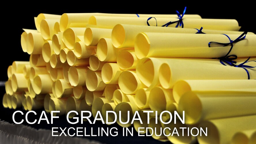 Air Commandos received their Community College of the Air Force degrees during a commencement ceremony at the Landing Zone at Cannon Air Force Base, N.M., May 30, 2013. During the ceremony, 86 Air Commandos joined the more than 400,000 active duty Airmen who have earned their CCAF associate degrees.(U.S. Air Force photo/Senior Airman Whitney Tucker)