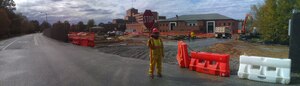 Traffic will intermittently be limited to one lane on West Perimeter Road
between the Fisher House and Menoher Drive at Joint Base Andrews starting
Monday, Nov. 4.   Traffic will be impacted Monday - Saturday from 7 a.m. to
7 p.m. Construction in this area is expected to last until Dec. 1 contingent
upon weather. Flagmen will be working in the area and directing traffic.
Drivers should expect delays and should ensure they are obeying the posted
speed limit. (Photo by Robert Graham)

