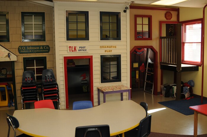 The TLK Post Office at the Tender Loving Kare Child Care & Learning Center, Peoples Plaza, Newark, Del., Oct. 21, 2013. Families of Delaware National Guard members may enroll their children in affordable, state licensed drill weekend child care at the facility. (U.S. Air National Guard photo by Staff Sgt. Nathan Bright)
