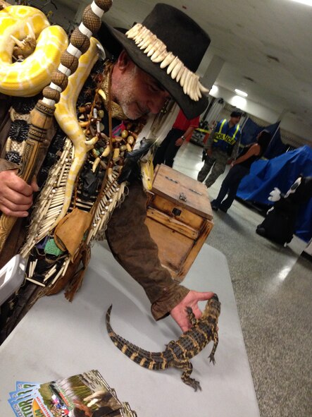 Team Homestead members participated in the 6th annual Halloween Hauntfest here Oct. 31. If you have pictures of the event, share them with the 'Homestead Air Reserve Base' Facebook fan page: http://www.facebook.com/HomesteadARB ... We'd love to see them! The Hauntfest featured a large-scale haunted house, hayrides, trick or treating, carnival games, and many other activities. (courtesy photo)
