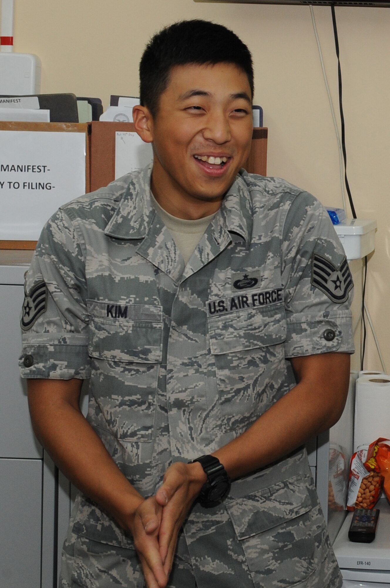 Warrior of the Week, Staff Sgt. Daniel Kim.