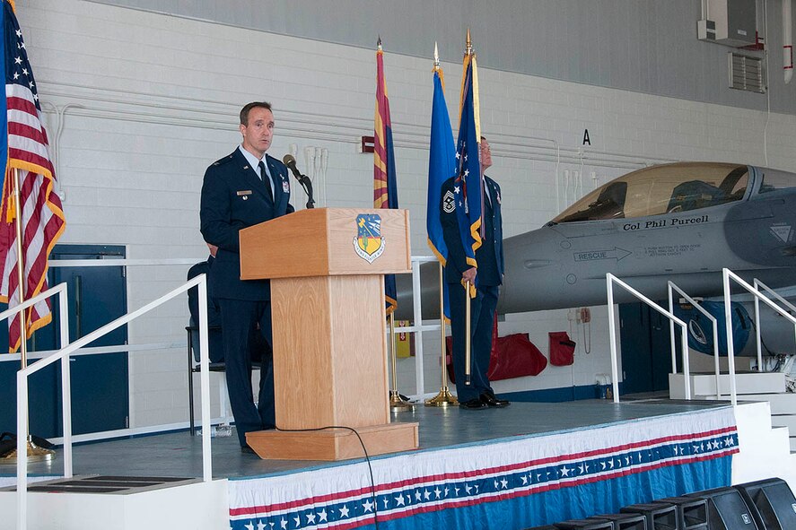 Col. Purcell Assumes Command of The 162FW