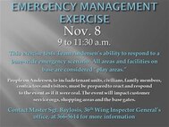 131105 Emergency Management Exercise