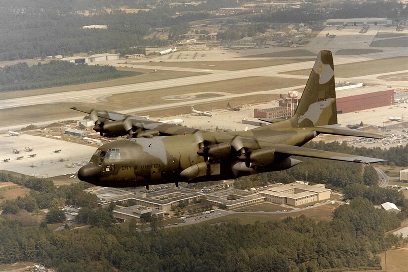 This month in Dobbins History AFRES receives first C130H October 2, 1982 > Dobbins Air Reserve