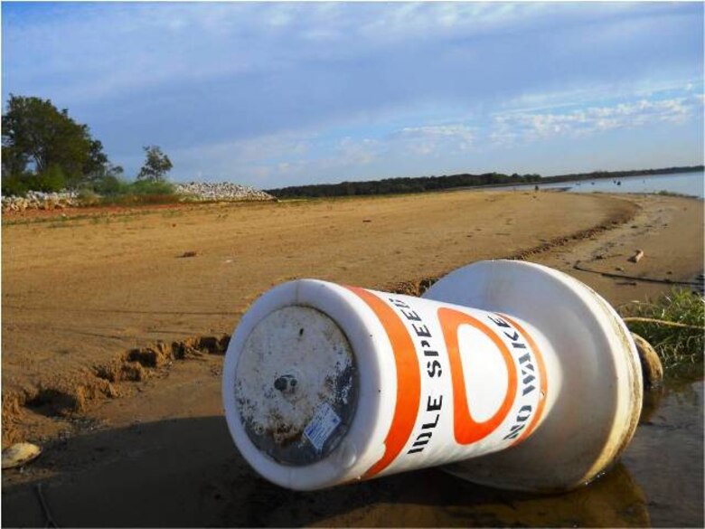The pool elevation of Lake Texoma has dropped to 612 feet, presenting low-water hazards to recreational users. Larger vessels may have difficulty navigating in marina concession areas, and all vessels may experience extremely shallow water conditions in various locations of the lake.