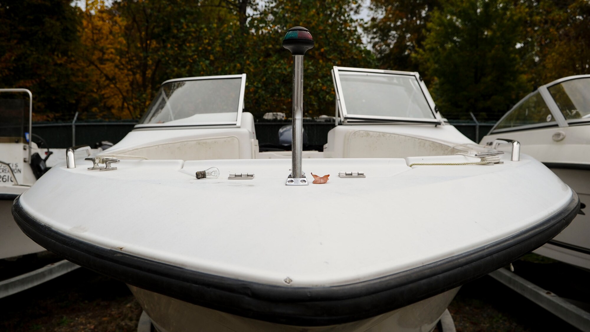 The Outdoor Recreation Center at Fort Eustis, Va., rents numerous models of boats throughout the year. Boaters may also rent fishing gear at the rental center beside the lake. (U.S. Air Force photo by Airman 1st Class Austin Harvill/Released)