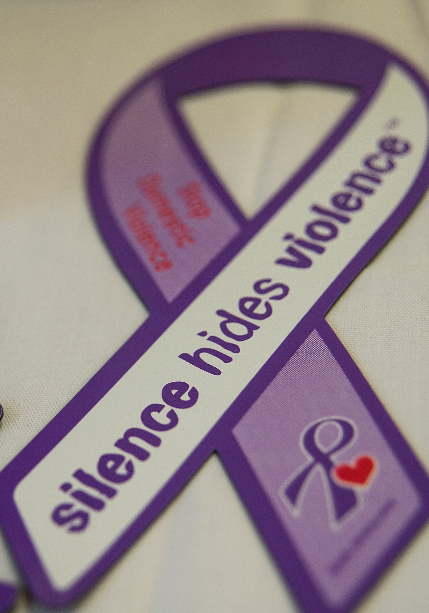 A Domestic Violence Awareness luncheon was held October 31, 2013 at Joint Base Charleston, S.C. The luncheon featured guest speaker, Lucy Forest, whose daughter was a victim of domestic violence. (U.S. Air Force photo/Senior Airman Ashlee Galloway)
