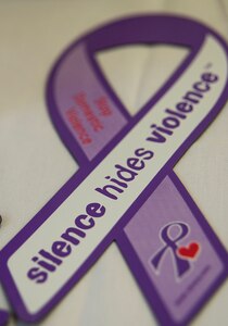 A Domestic Violence Awareness luncheon was held October 31, 2013 at Joint Base Charleston, S.C. The luncheon featured guest speaker, Lucy Forest, whose daughter was a victim of domestic violence. (U.S. Air Force photo/Senior Airman Ashlee Galloway)