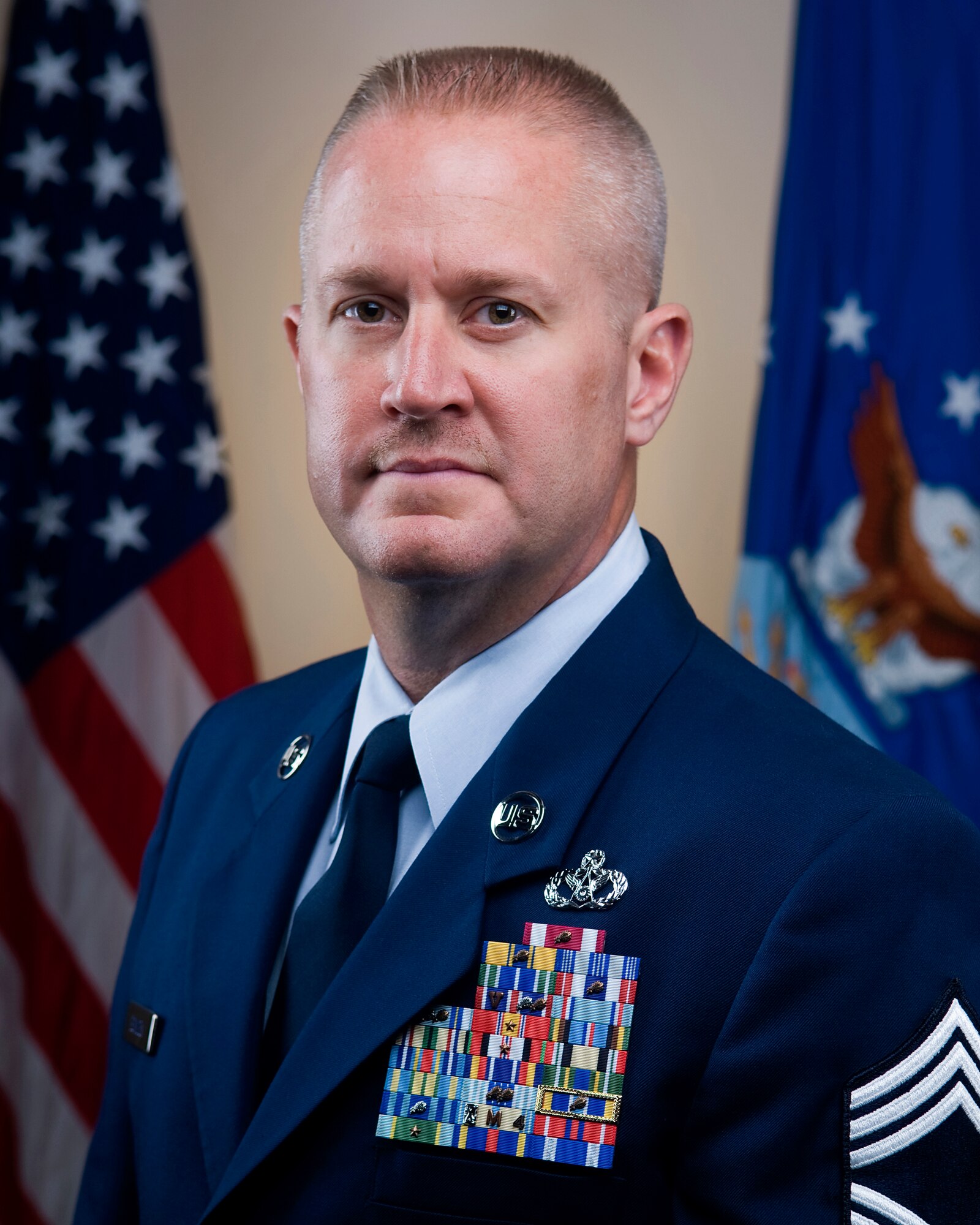 Chief Master Sgt. Michael L. Bowden Jr. was recently named as the interim 434th Air Refueling Wing command chief master sergeant at Grissom Air Reserve Base; Ind. Bowden is filling in for Chief Master Sgt. Karen Perkins, who is currently deployed to Southwest Asia. (U.S. Air Force photo/Tech. Sgt. Mark R. W. Orders-Woempner) 
