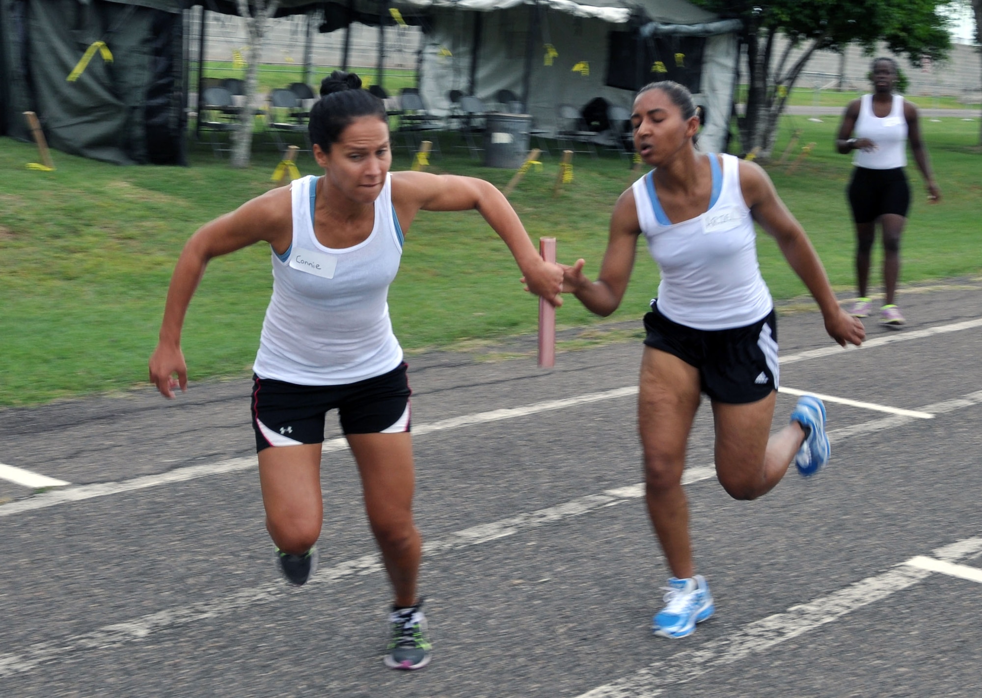 Members of Joint Task Force-Bravo competed against Honduran military members in a variety of sporting events during "Camaraderie Day" at Soto Cano Air Base, Honduras, Nov. 7, 2013.  The day was designed to celebrate the partnership between the armed forces of the two nations through friendly competition.  (U.S. Air Force photo by Capt. Zach Anderson)
