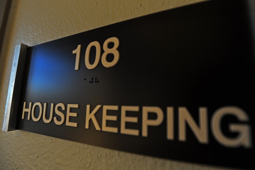 The Airmen at Minot Air Force Base who reside in the dormitories are selected to perform Bay Orderly duty from time to time as a way to keep the dorms looking clean and sharp. It is a duty all dorm residents take part in to maintain the cleanliness around their living quarters. (U.S. Air Force photo/Senior Airman Jose L. Hernandez)