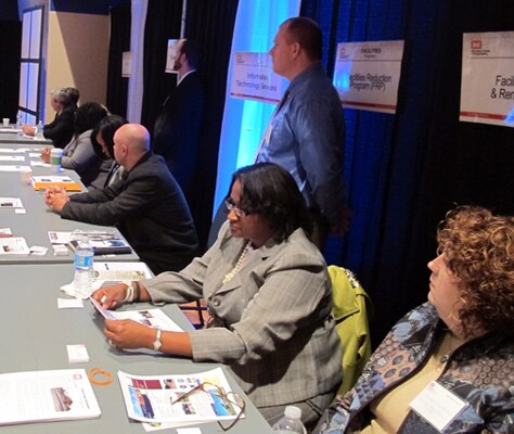 Contracting officials from Huntsville Center's Contracting Directorate were available to answer questions from contractor's during the breakout session. 