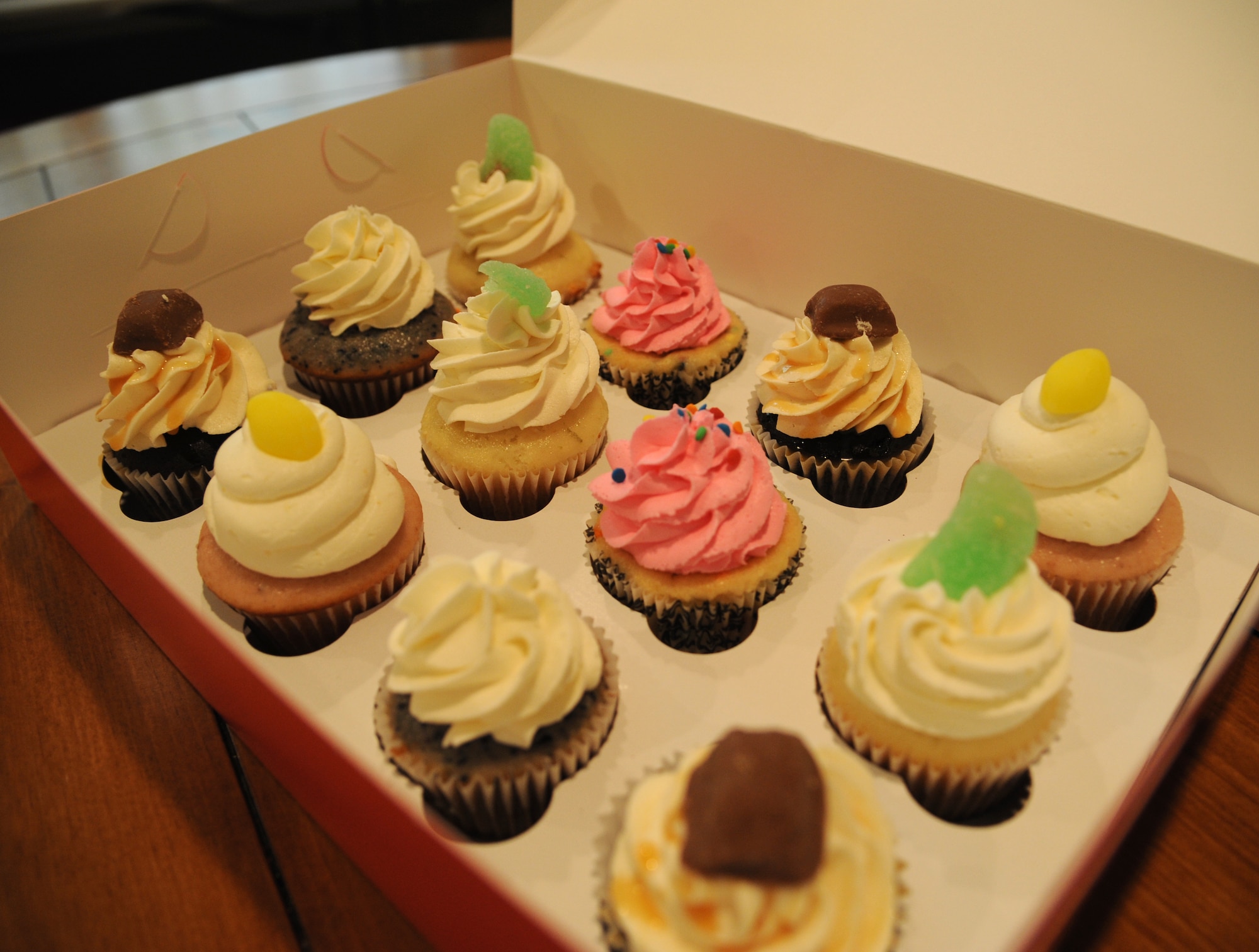 Sugarbelles Cupcakes creates more than 130 different varieties of cupcakes. (U.S. Air Force photo by Airman 1st Class Harry Brexel)