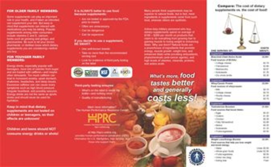 Page 2 of the "Fueled for Fitness" brochure. For more information, go to http://hprc-online.org.