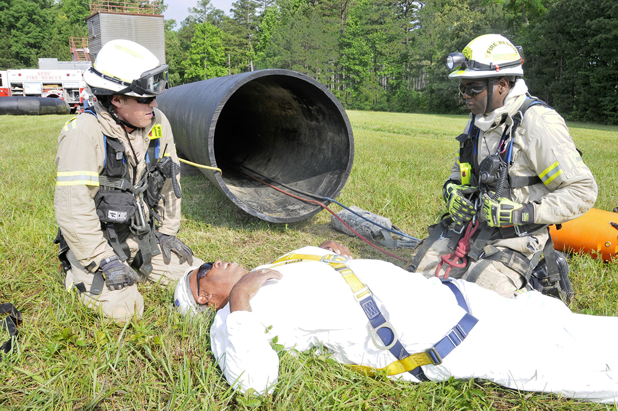 Confined space rescue training instrumental to