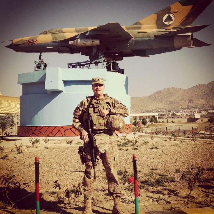Lt. Col. Matthew Fritz, 412th Operations Group, currently deployed to Southwest Asia. (Courtesy photo)