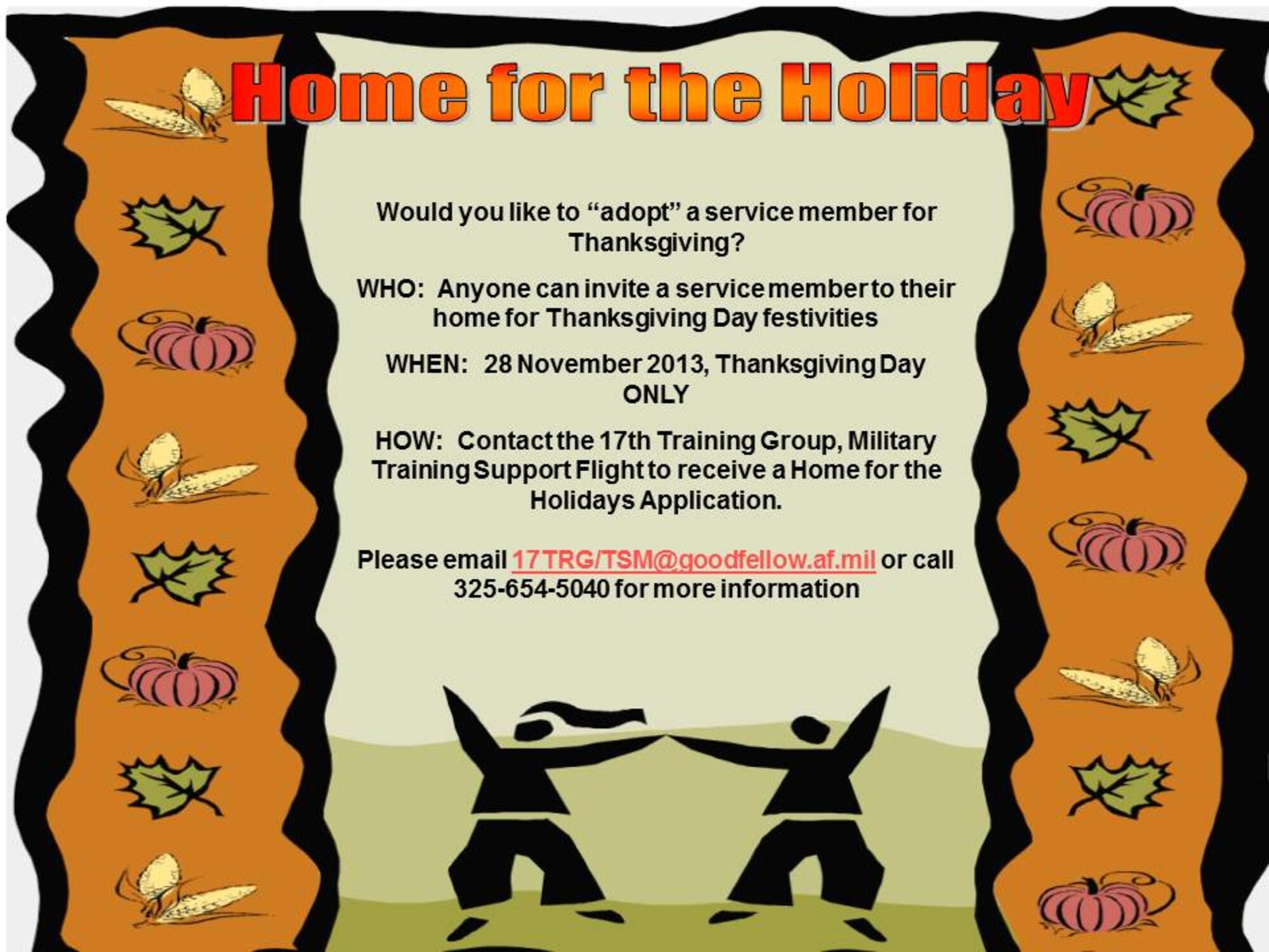 Home for the Holiday (Courtesy graphic)