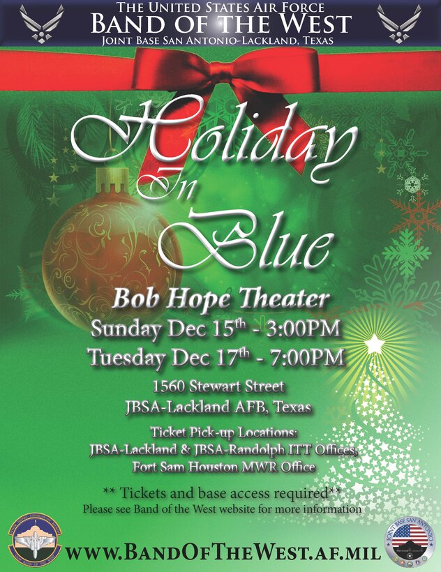 Holiday in Blue 2013 Flyer