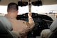 Maj. Erik Todoroff conducts a preflight inspection on a C-21 Firebass at the 379th Air Expeditionary Wing in Southwest Asia, Nov. 5, 2013. The C-21’s primary mission here is distinguished visitor transport throughout the U.S. Air Forces Central Command area of responsibility. Todoroff is the 379th Expeditionary Operations Group C-21 commander deployed from Joint Base Andrews, Md., and a Jackson, Mich., native. (U.S. Air Force photo/Senior Airman Bahja J. Jones) 