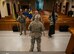 Chaplain (Lt. Col.) Bryan Hochhalter, 8th Fighter Wing, center, gives opening remarks at the start of the Veterans Day Vigil at Kunsan Air Base, Republic of Korea, Nov. 11, 2013. The Wolf Pack observed the sacrifices of all veterans during a 12-hour vigil at the fitness center track. (U.S. Air Force photo by Senior Airman Clayton Lenhardt/Released)