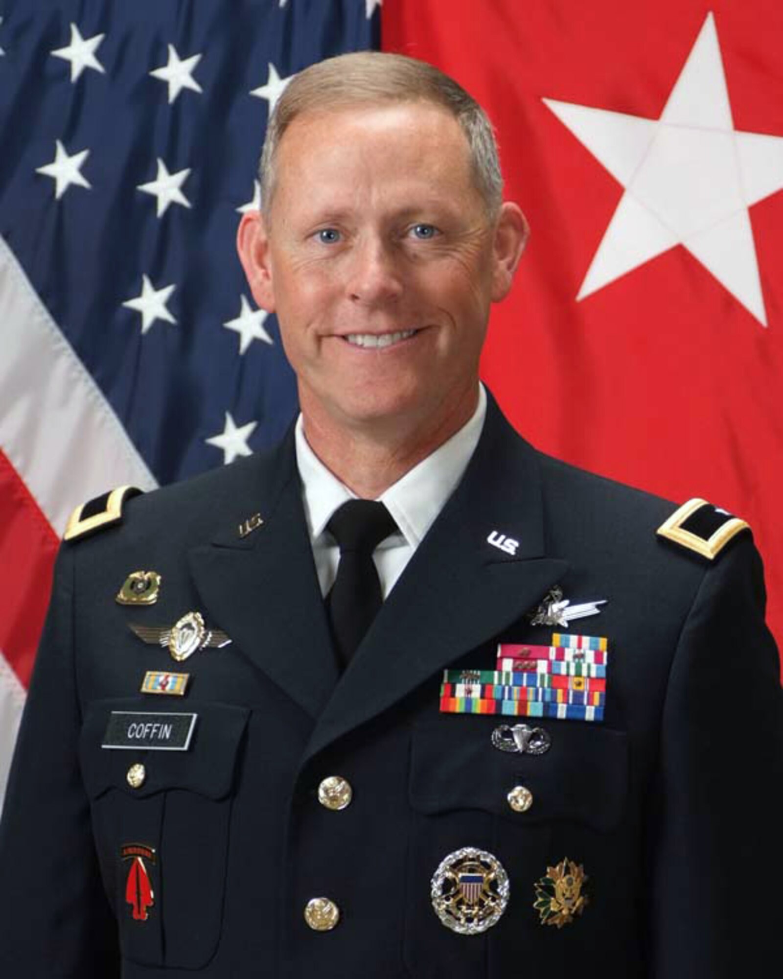 VANDENBERG AIR FORCE BASE, Calif -- U.S. Army Brig. Gen. Timothy Coffin, Joint Functional Component Command for Space deputy commander, Vandenberg Air Force Base, Calif., was selected as an associate fellow by the American Institute of Aeronautics and Astronautics Nov. 5, 2013. The AIAA named 165 new associate fellows in its class of 2014. (Courtesy Photo)