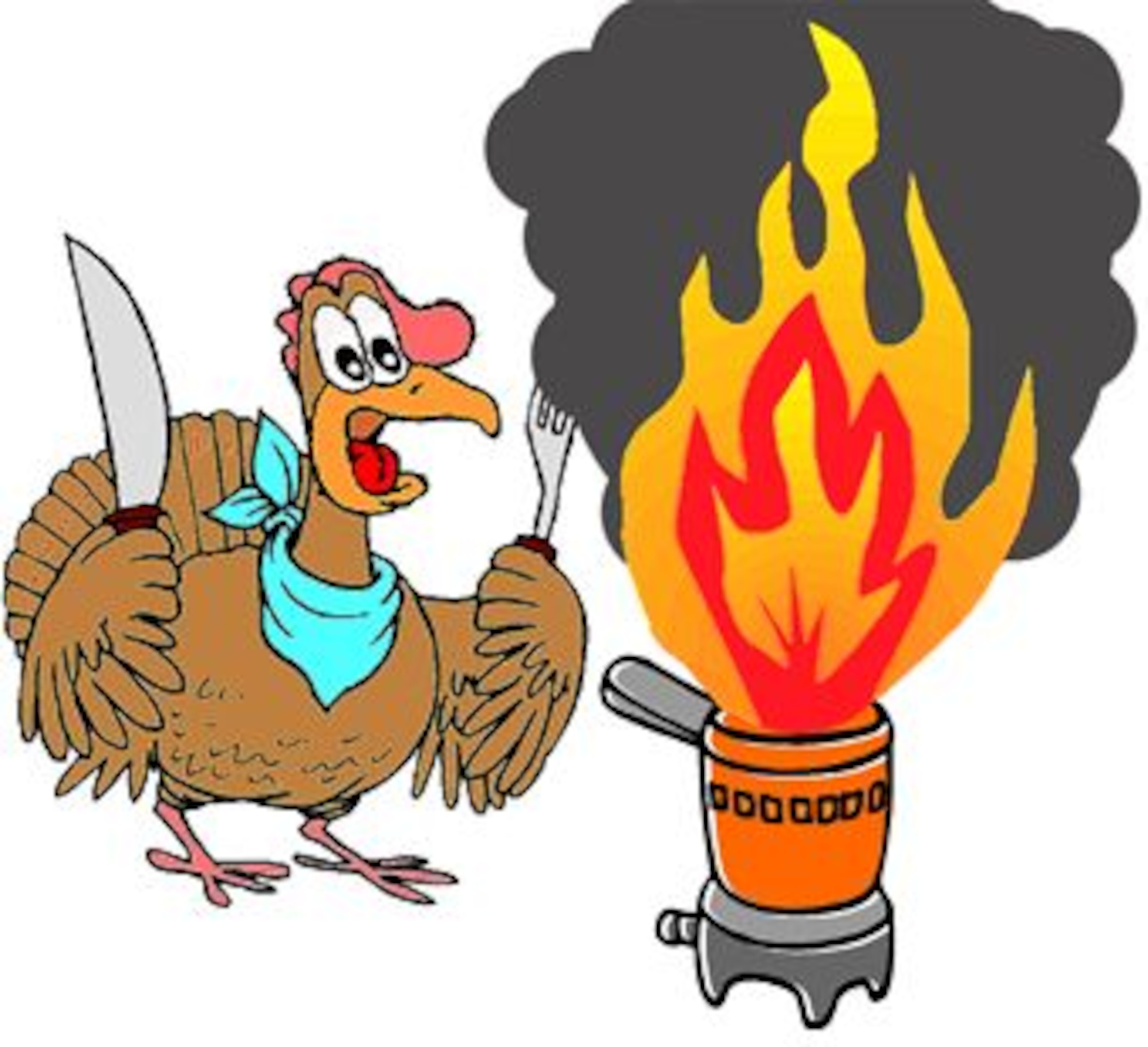 Turkey Fryer Safety (Image by Airman 1st Class Dustin Mullen)