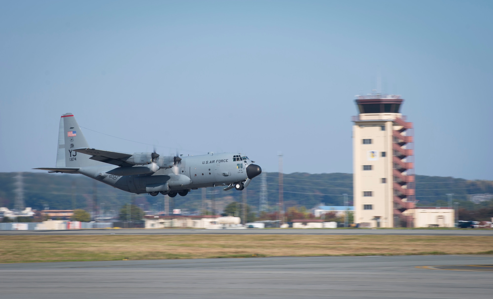 A C-130 Hercules departs for the Republic of the Philippines in support of Operation Damayan at Yokota Air Base, Japan, Nov. 16, 2013. The 36th Airlift Squadron deployed to assist the relief efforts after Super Typhoon Haiyan/Yolanda devastated the country. (U.S. Air Force photo by Staff Sgt. Chad C. Strohmeyer/Released)