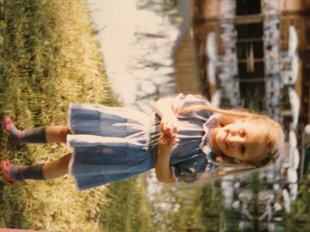 Merima White, 7 years-old, poses for a photo in Bosnia-Herzegovina in 1990. White grew up in Sarajevo, Bosnia-Herzegovina during the Bosnian Conflict as a child and moved to the U.S. in 1994. Today, White is a captain in the U.S. Air Force assigned to the 99th Medical Operations Squadron Family Medicine Residency as a resident physician at Nellis Air Force Base, Nev. (Courtesy Photo)