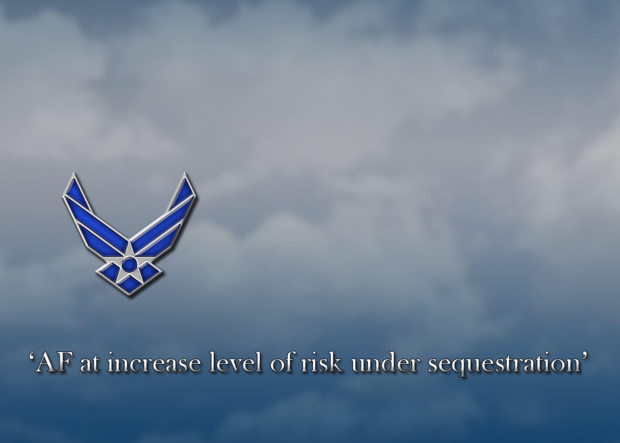 Air Force readiness was the topic of concern for the Air Force’s senior leader as he addressed members of the Air Force Association and the media during the association’s monthly breakfast, in Arlington, Va., Nov. 18. (U.S. Air Force graphic)

