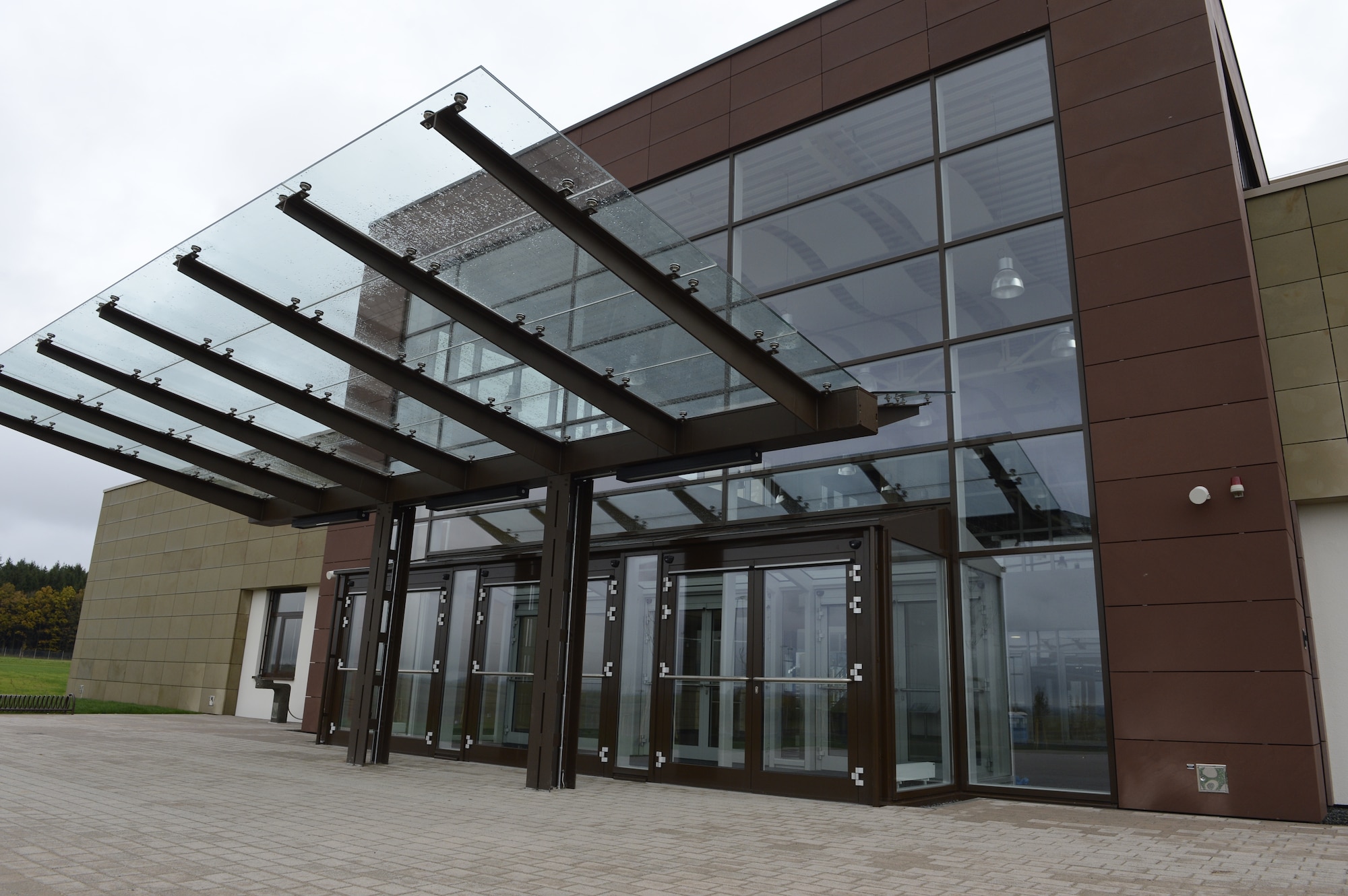 SPANGDAHLEM AIR BASE, Germany- Multiple quality control discrepancies delayed the 52nd Fighter Wing from opening the new fitness center here. In order for the U.S. government to take ownership of the facility, the contractor must meet the contractual requirements, according to 52nd Civil Engineer Squadron representatives.  (U.S. Air Force photo by Staff Sgt. Christopher Ruano/Released)