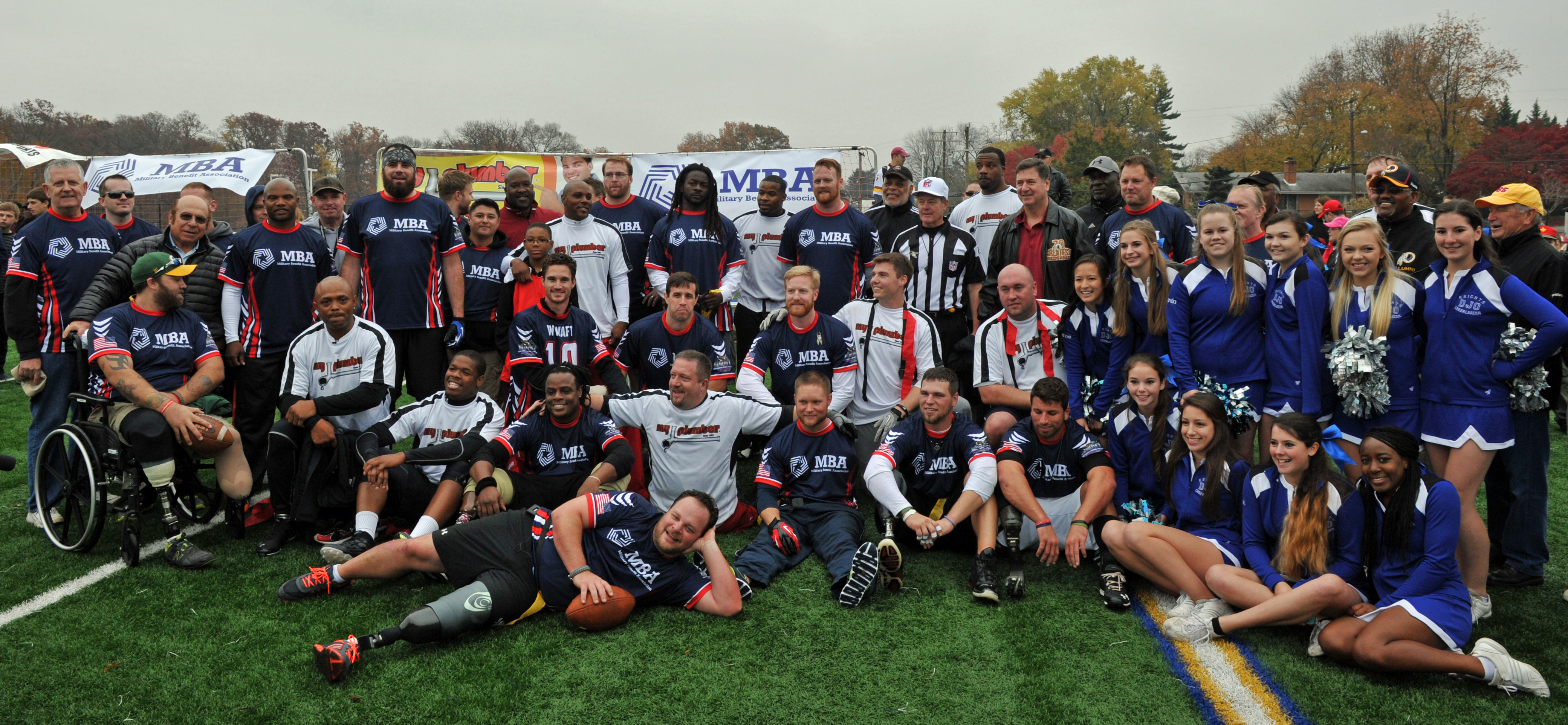 All In A Day S Fun The Wounded Warrior Amputee Football Team