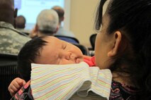 Several service members brought their family members to participate with them in the Transition Assistance Program workshop.