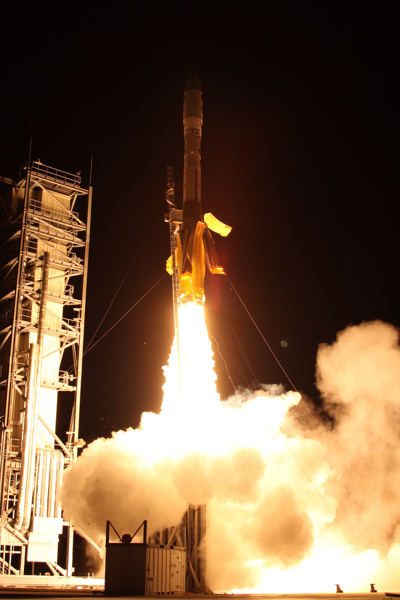 The Air Force Space and Missile Systems Center successfully launched two small satellites into orbit Nov. 19 from Wallops Island, Va., on the ORS-3 Enabler mission. (Courtesy photo)