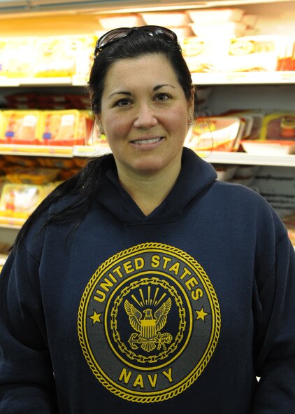 Heather Kresge, "I'm thankful for my family. I can't wait to eat turkey gumbo the day after Thanksgiving." (U.S. Air Force photo/Senior Airman Joseph A. Pagán Jr.)