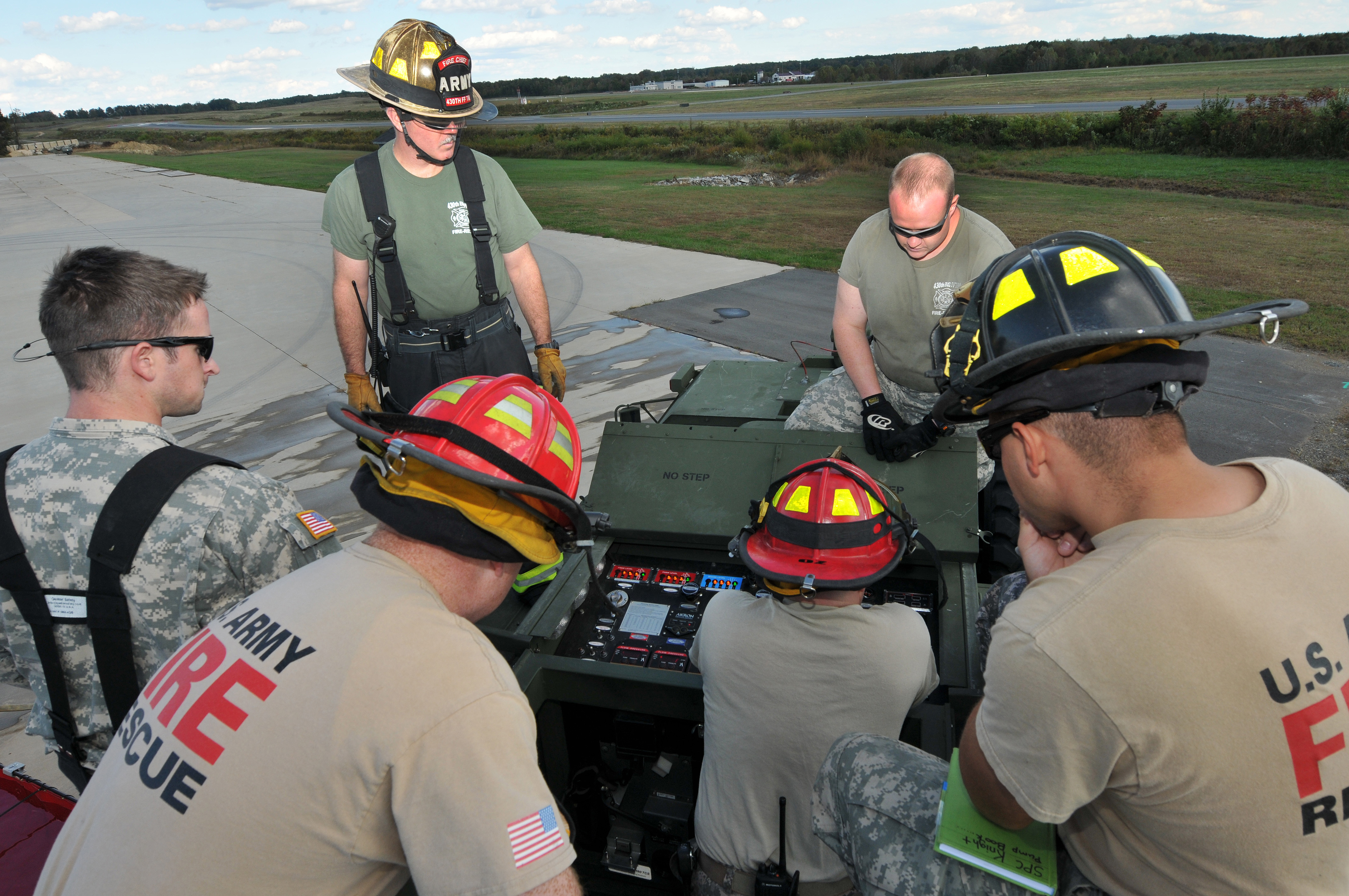 N.C. Army & Air National Guard Firefighters Maintain Mission